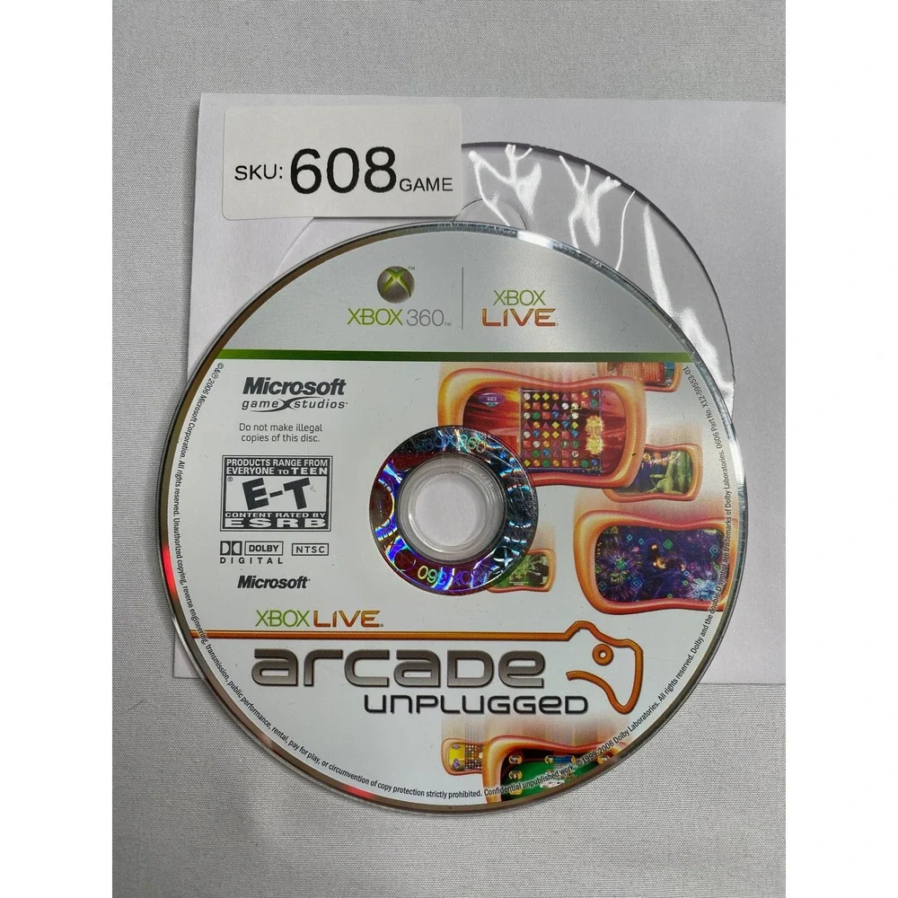 Xbox Live Arcade Unplugged Vol 1 Xbox 360